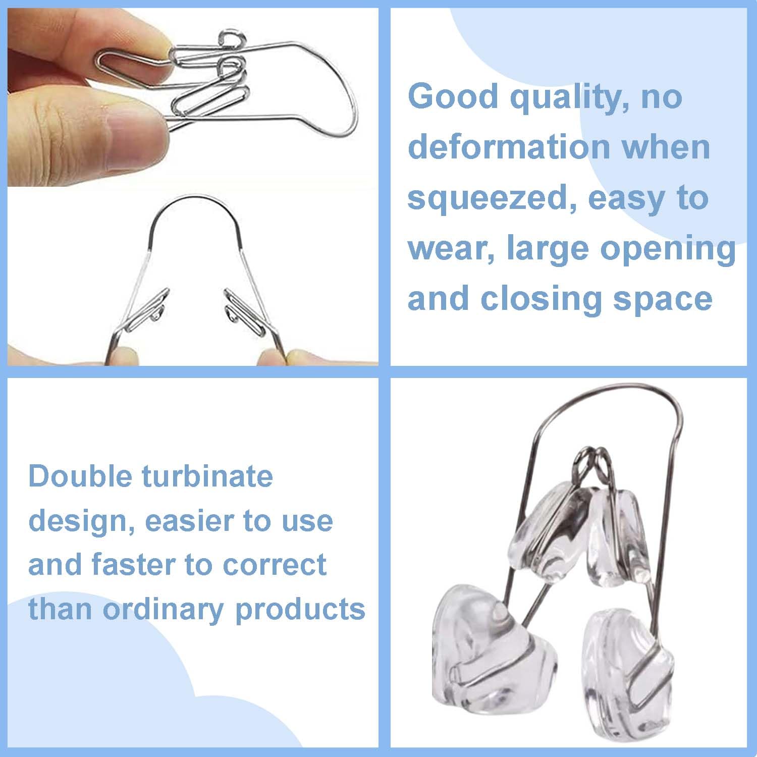 1 Pezzo Clip per Rinoplastica, Clip Rinoplastica in Silicone, Clip per Sollevamento Piastra per il Naso, Clip per Piastra Naso Larga, Adatta per Naso Largo, Donne, Uomini E Ragazze