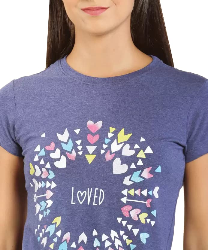 Image of Lyra Women's Cotton Regular Fit T-Shirt