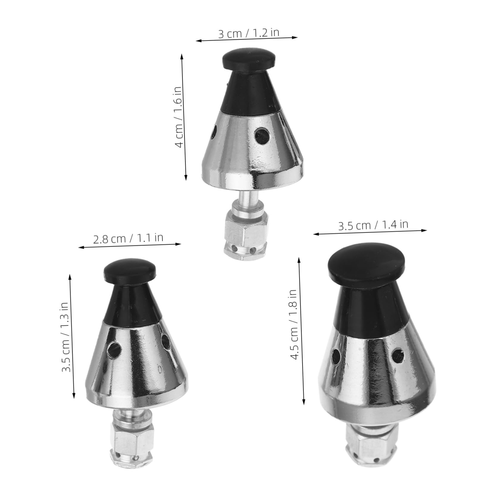 Cabilock 3 Sets Pressure Cooker Safety Relief Valve and Steam Release Rod Material Compatible with Electric and Manual Cookers