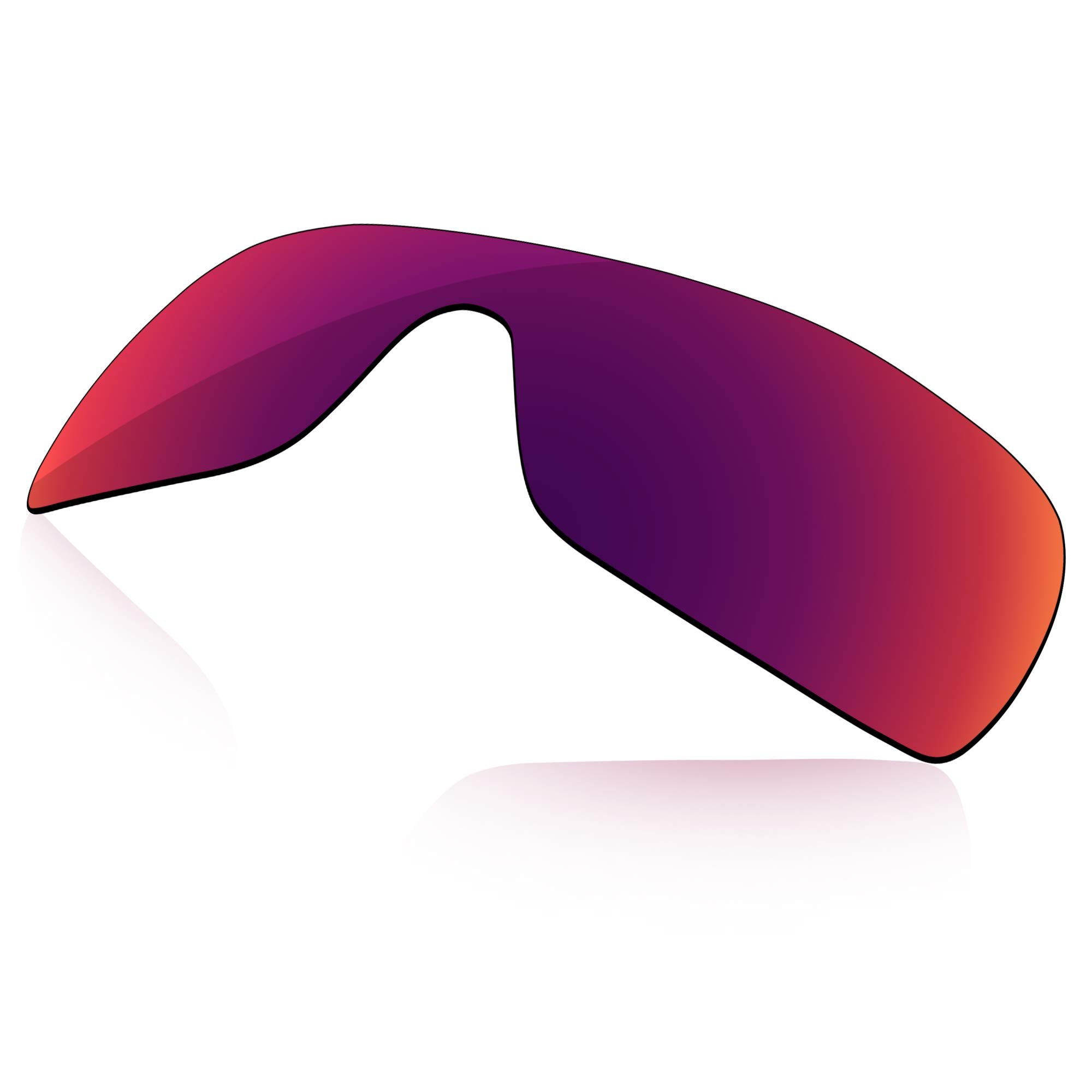 Lenzreborn Men's Royal Purple - Polarized Mirrored Polarized Lens Replacet For Oakley Offshoot Oo9190 Sunglass