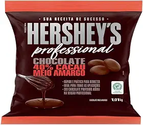 Chocolate Meio Amargo Hershey'S Professional (Formato Moeda) - 1,01Kg