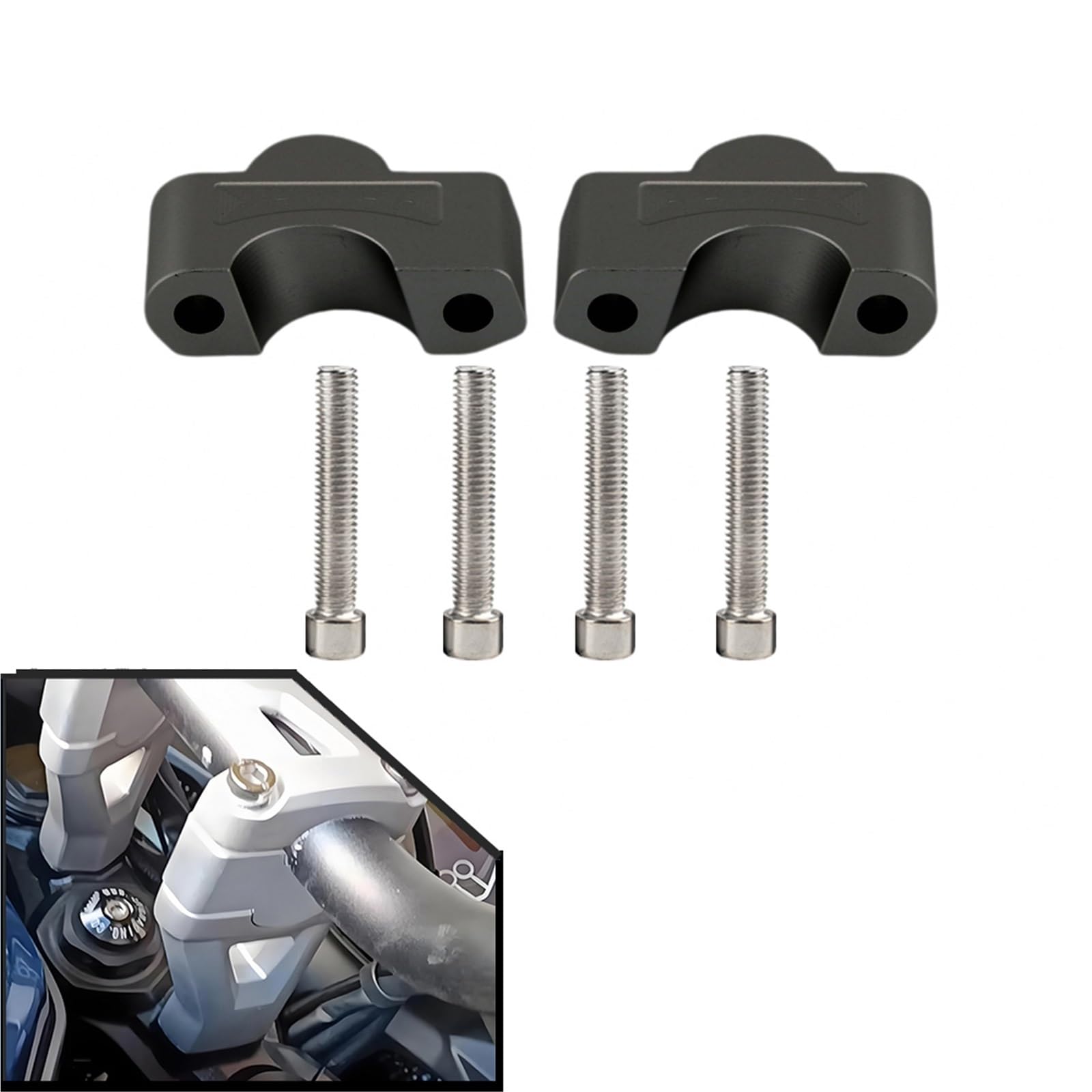 Per Triumph Tiger 660 Sport 2022-2024 Riser Manubrio Moto Da 30 Mm Migliorano Il Comfort E La Postura Di Guida Eretta