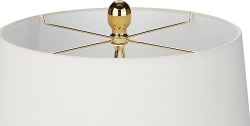 Miniatura 7 de Nourison Home Lámpara de mesa de cerámica verde oliva de 23 pulgadas para dormitorio, sala de estar, comedor, oficina, con pantalla de tambor cónica