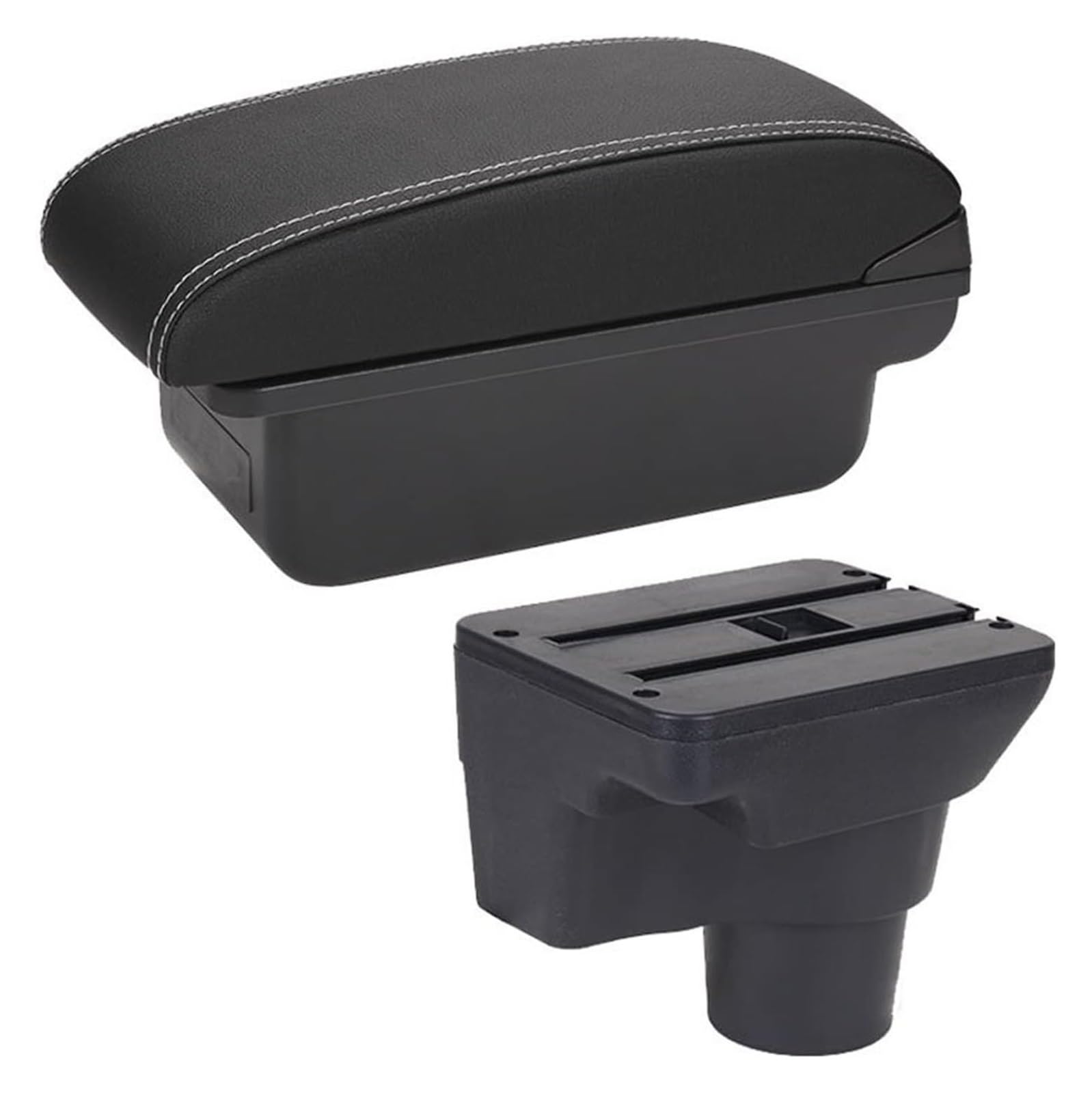 Cassetto Portaoggetti Per Kia Per Rio 4 X Per X-Line 2016 2017 2018 2019 2020 2021 Bracciolo Per Auto Accessori Per Dettagli Interni(A3 7 USB)