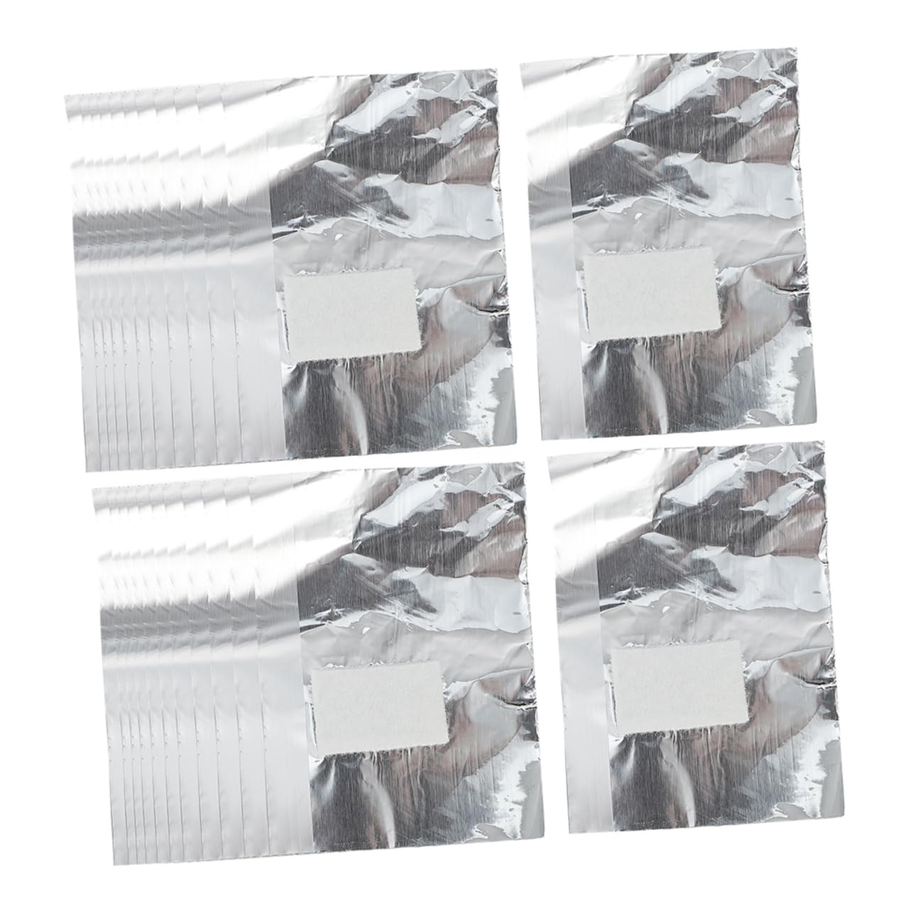 FOMIYES Nail Polish Remover Tinfoil Pads 150pcs Nail Foil Wraps for Gel Polish Removal Easy to Use Saves Time
