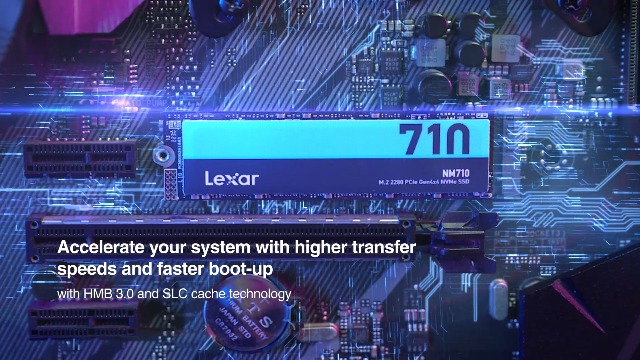 Amazon.com: Lexar 1TB NM710 SSD PCIe Gen4 NVMe M.2 2280 Internal