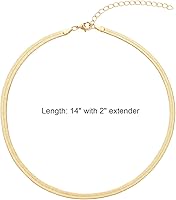 Vista 5 de Collar en capas de oro para mujer