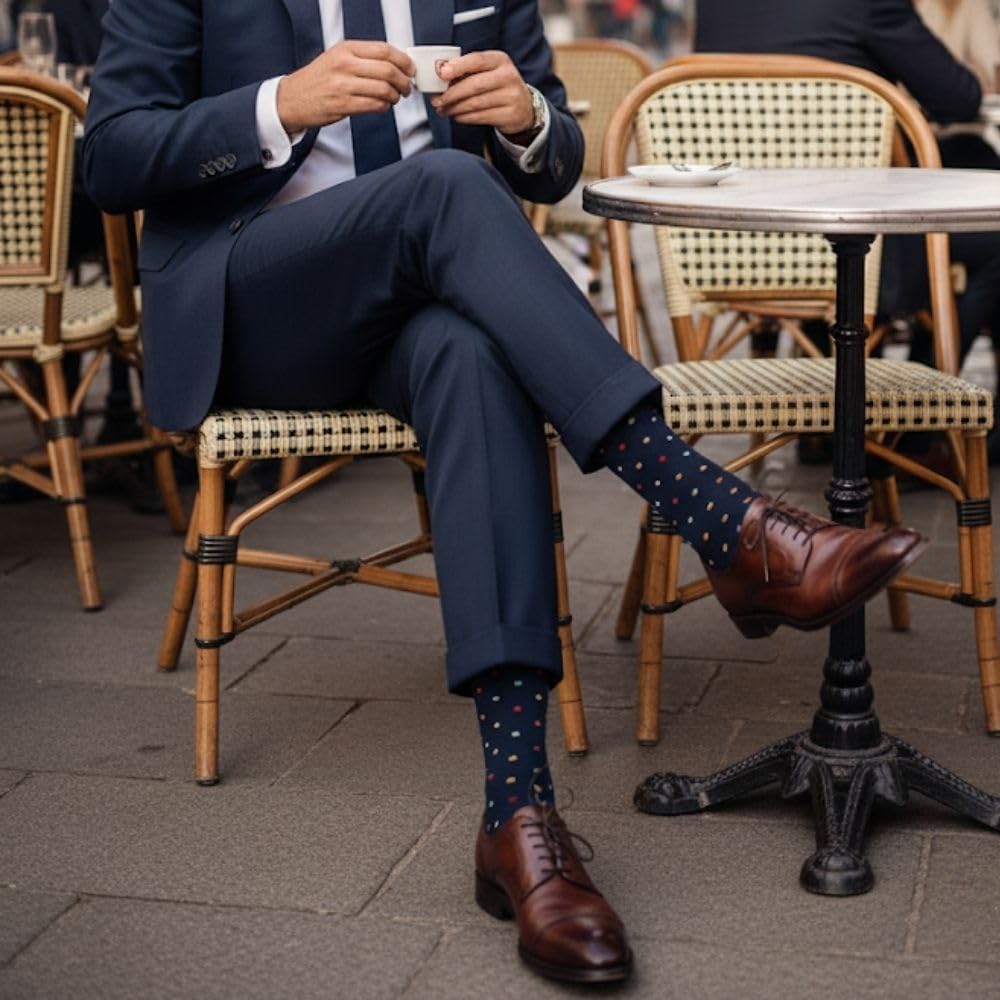 Love Sock Company 3 pack Men's Bundle Premium Colorful Funky Patterned Men's Dress Socks