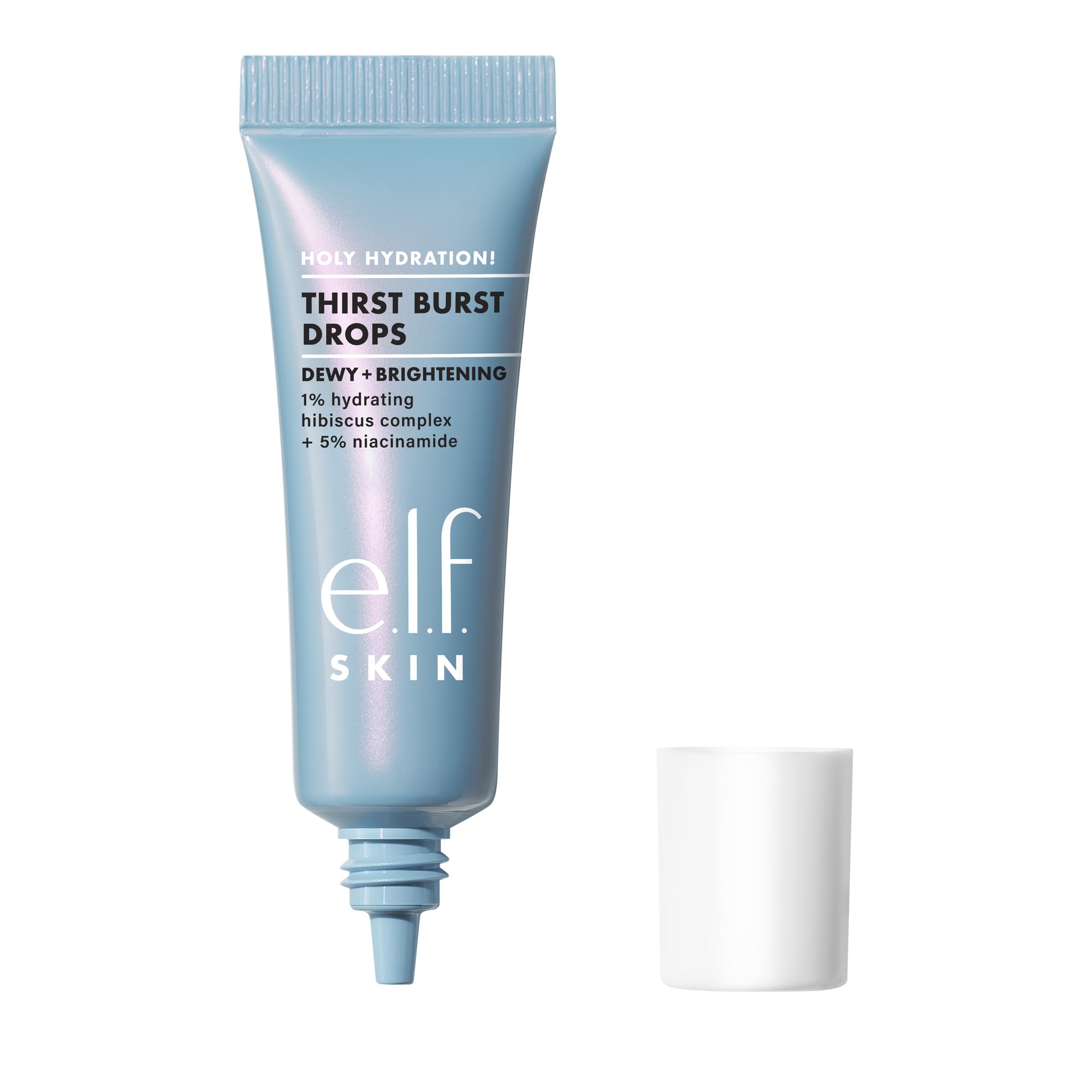 e.l.f.SKIN Holy Hydration! Thirst Burst Drops Mini, Glow Serum with Instant Effect, with Hyaluronic Acid, Vegan and Cruelty Free