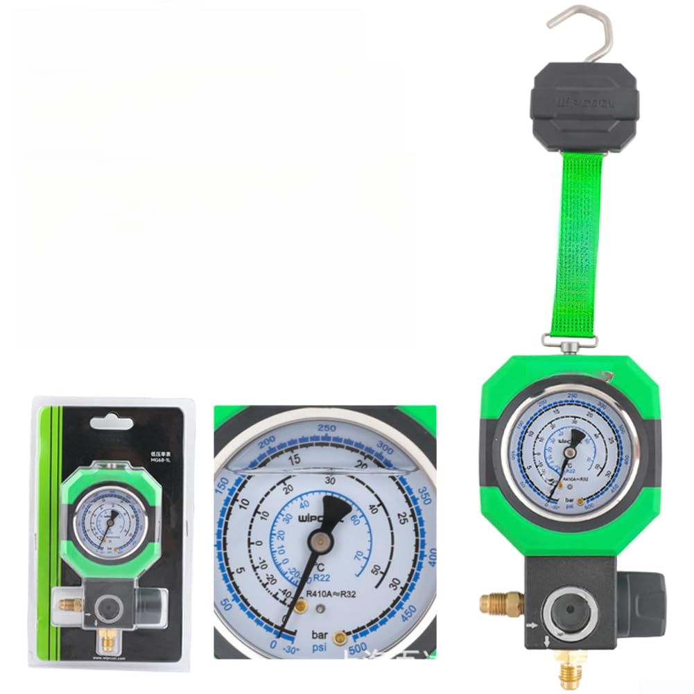 GLOBALHUT Manometro Digitale R22 R410A Olio LED USB(G68-1L)