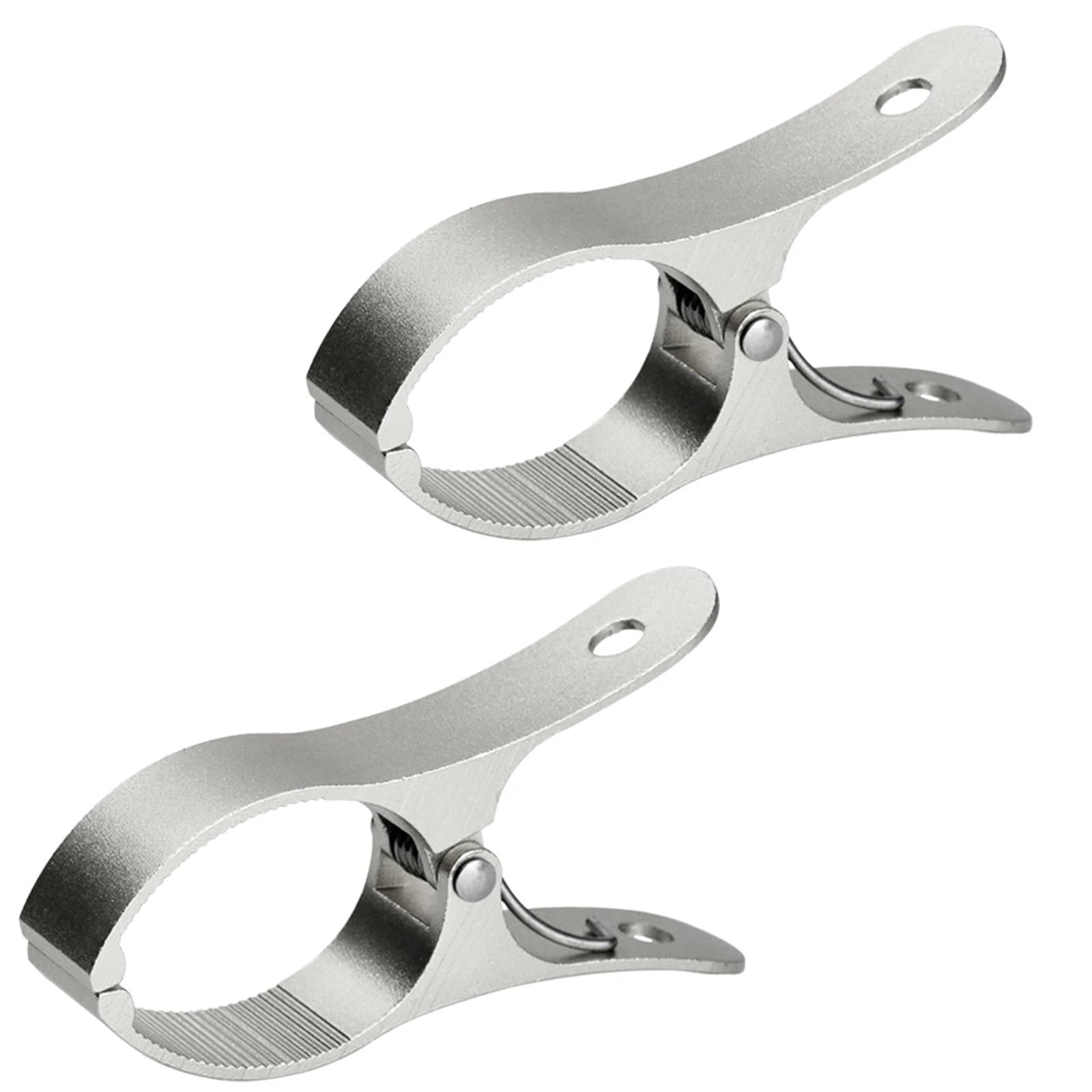 Getstree Silver Clothes Pegs For Washing Line,Aluminum Alloy Clothespins 2 Pcs