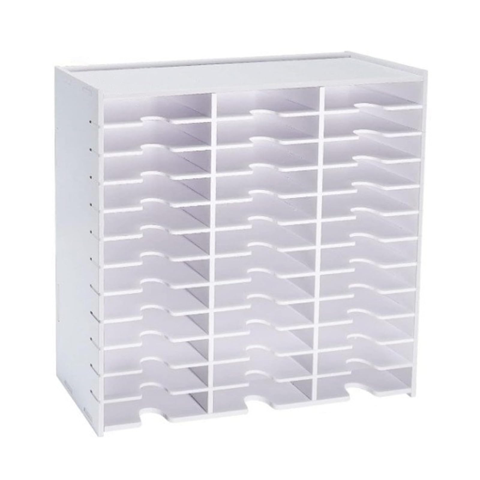 Organizer per tamponi per timbri in plastica con griglia 18/36/51/60, scaffale da parete per tamponi e aree di lavoro, efficiente supporto per tamponi di timbri