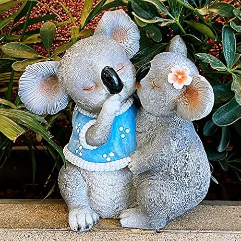 Handsider Gartenfiguren Tierdekorationen für den Außenbereich Cover