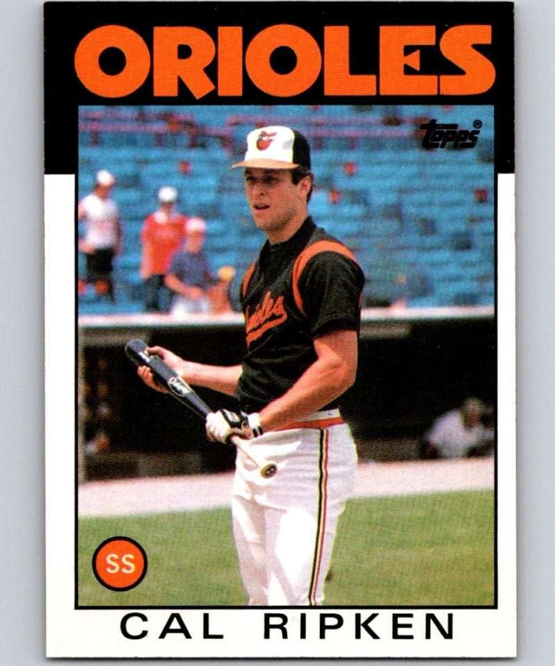 Amazon.com: 1986 Topps Baseball #340 Cal Ripken Jr. Baltimore