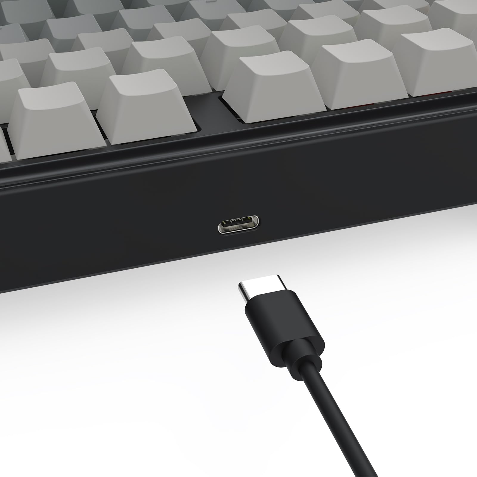 Redragon K707 HE Teclado mecánico para Juegos de Disparo rápido, 87 Teclas TKL con Cable, Interruptor magnético de Efecto Hall, accionamiento hiperrápido, Punto de accionamiento Ajustable, US Layout