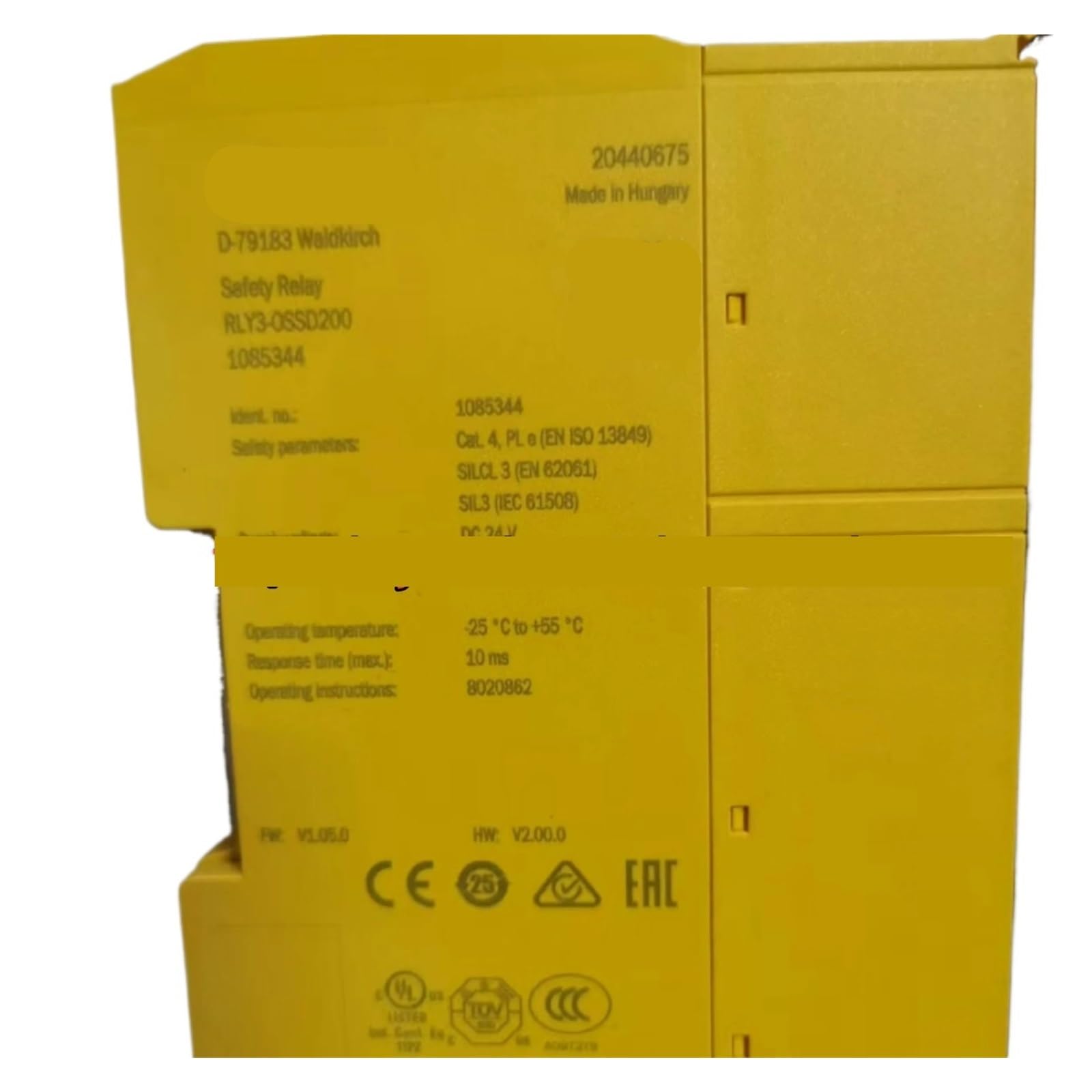 CXFCIHFT Photoelectric Switching Sensor RLY3-OSSD200 1085344 RT-P3231(RT-P3231)