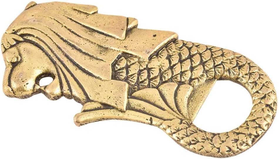 Indian Shelf Merlion Lion Bottle Cap Opener | Gold Bottle Openers | Brass Beer Openers | FarmHouse Décor Items