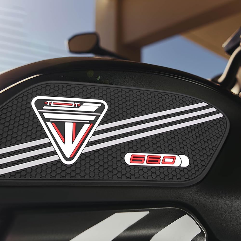 for Trident 660 trident660 2025 2024 2023 2022 2021 Accessories Motorcycle Fuel Tank Cap Sticker pad Fuel Tank Cap Anti-Slip Protective pad Tank Grip Knee Protector