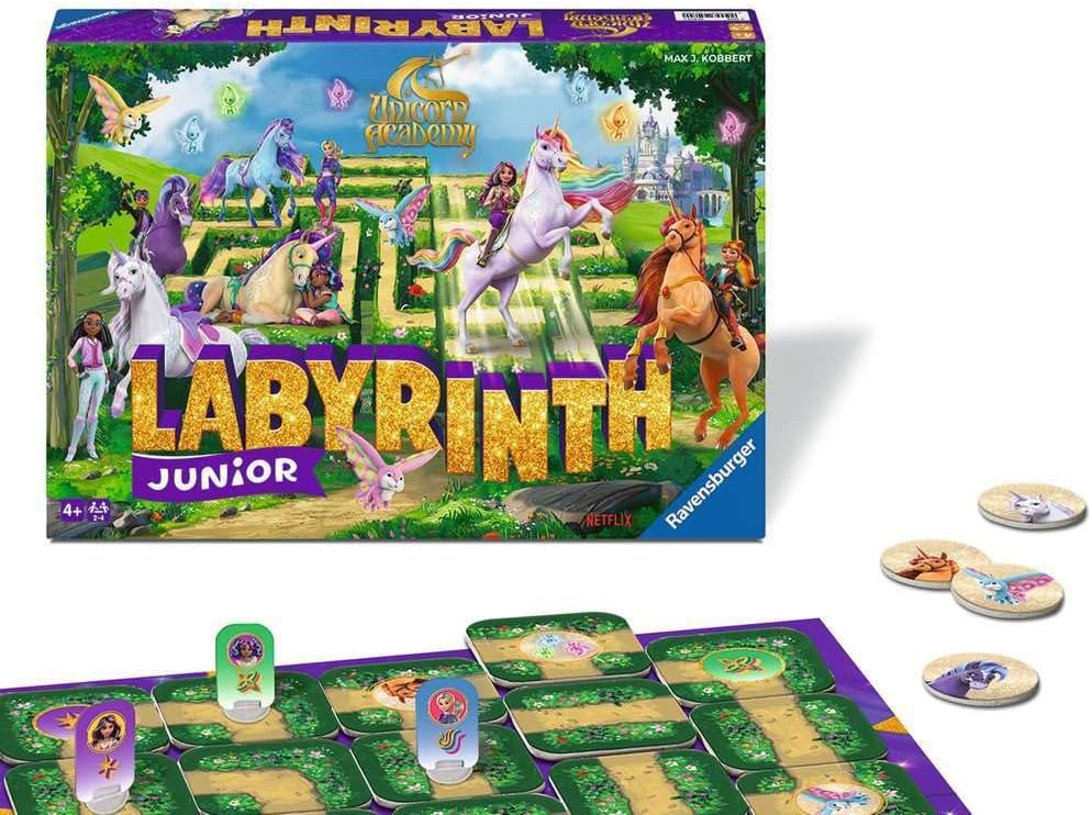 Ravensburger Unicorn Academy Labyrinth Junior Board Game - Family Classic for Fans of the Popular Adventure Series - 2-4 Players - Kids Ages 4 and Up image 4