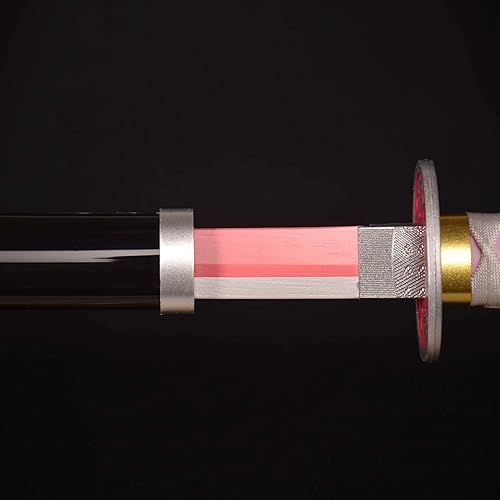 Vista 26 de SV Anime Demon Slayer - Espada Katana decorativa coleccionable de 31 pulgadas, para regalo, varios estilos disponibles