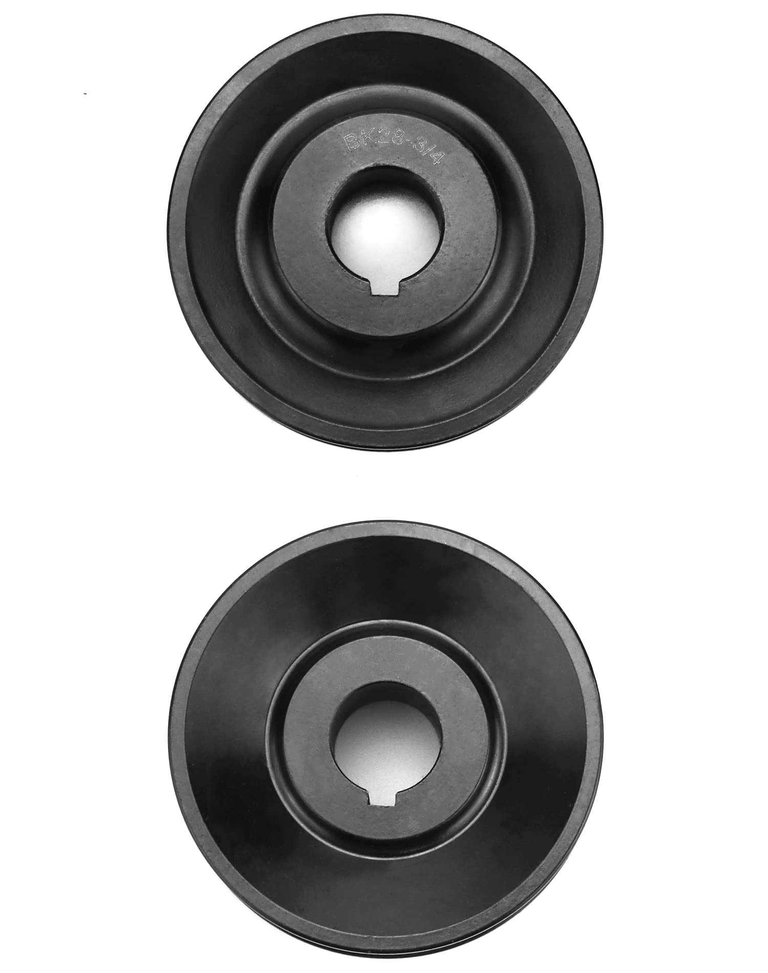 QWORK BK2834 V-Belt Pulley, 3/4" Bore, 2.95" OD Bored-to-Size V-Belt Sheave, Cast Iron, 1 Groove, 4L/A or 5L/B V-Belt — Amazon image 3