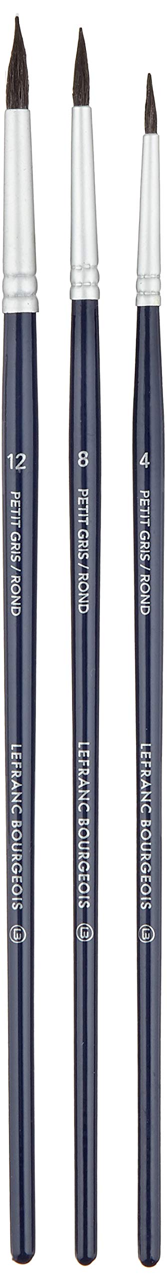 Lefranc & Bourgeois 300245 Paint Brush, Multi-Colour, 3 Brushes