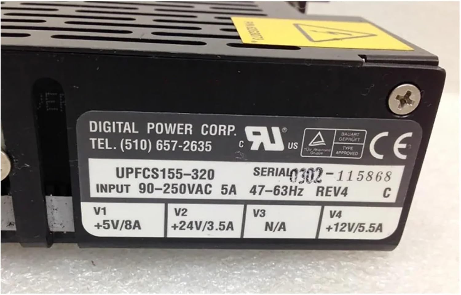 Power Supply +5V8A+24V3.5A+12V5.5A UPFCS155-320