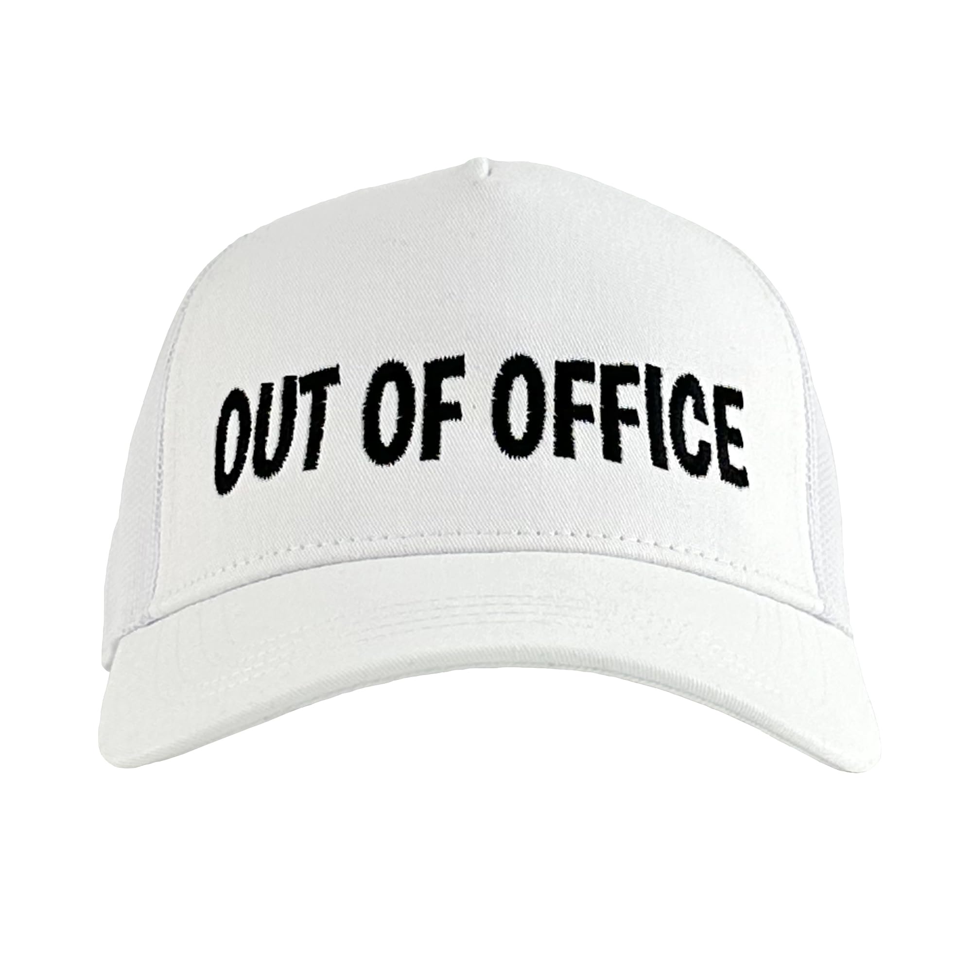 CREATE WORK PLAYOut of Office Hat Embroidery Design, Trucker Cap Style, Adjustable One Size, Unisex