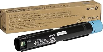 Xerox Genuine VersaLink C7020 / C7025 / C7030 Cyan Extra High Capacity Toner Cartridge (16,500 Pages) - 106R03740