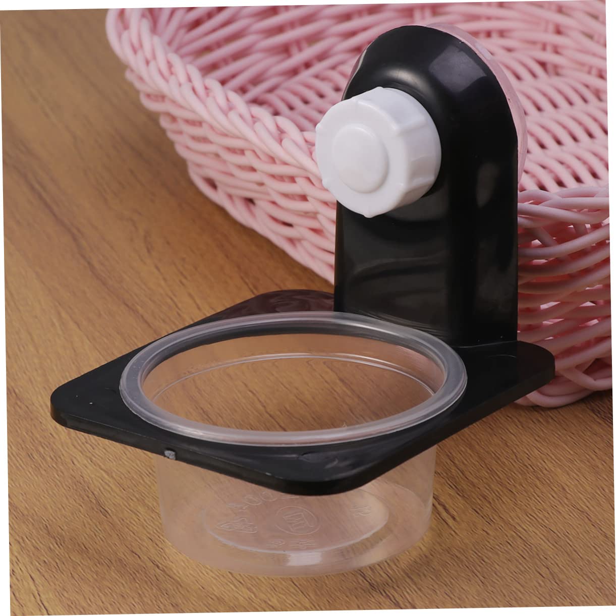BESPORTBLE 2 Set di Ciotole per Acqua per Rettili con Base Stabile Facili da Montare A Parete per Vasche in E Acrilico 4 Pezzi * 2