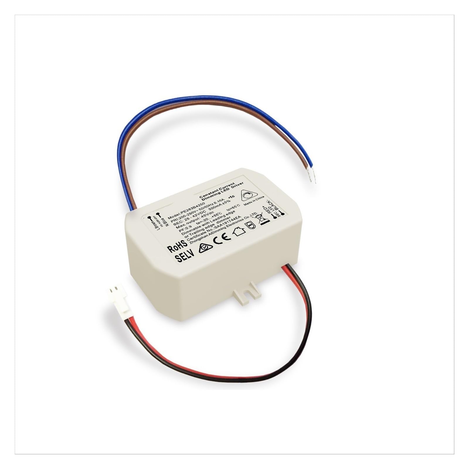 Downlight 30W de petite taille encastrable avec alimentation LED à gradation triac