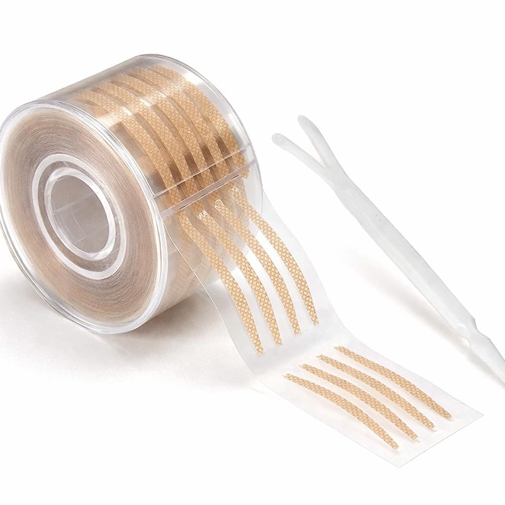 600 Pairs Eyelid Tape for Double Eyelids – Invisible Waterproof Breathable Eyelid Strips with Fork Tool for Hooded, Droopy, Uneven, Mono Eyelids – Long-Lasting Eye Lift Makeup Stickers-picture-51