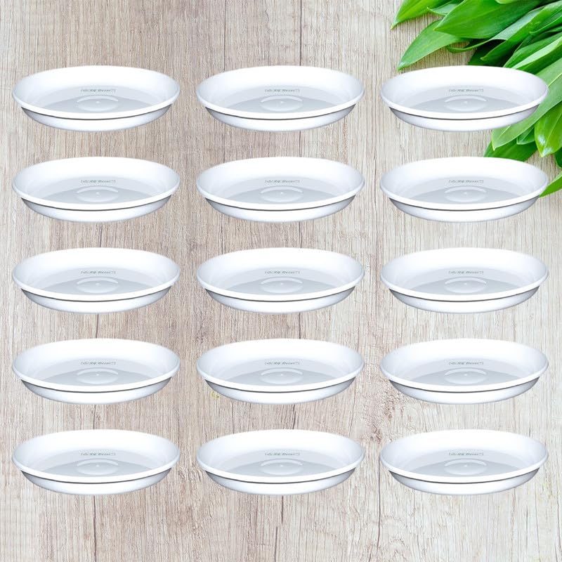 RGDECOR 8 Inches - Set of 15 - White Bottom Pot Plates for Plants - Plant Pot Tray Saucer - Flower Pot Base Plate - Plant Drip Tray - Flower Pot Tray - Bottom Plate for Pots - Planter Plate (B09JL8PPF5) Amazon Price History, Amazon Price Tracker