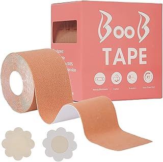 zorzel Boob Tape with 10 Nipple Covers, Multipurpose Nipple Tap for Women Push Up & Lifting Body Tape, Chest Support Tape for Large Breasts-picture-49