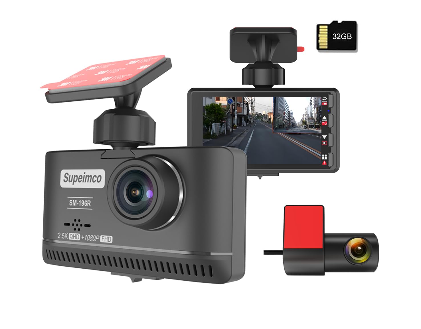 Amazon.co.jp: 【電装店供給品 2.5K+1080p】3 inch IPSドライブ 
