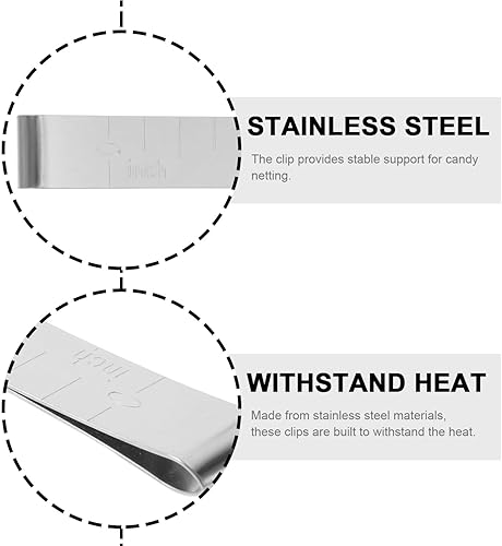 Miniatura 3 de iplusmile Kit estabilizador de clip de malla de algodón de azúcar, clip para máquina de algodón de azúcar, suministros de máquina de algodón de