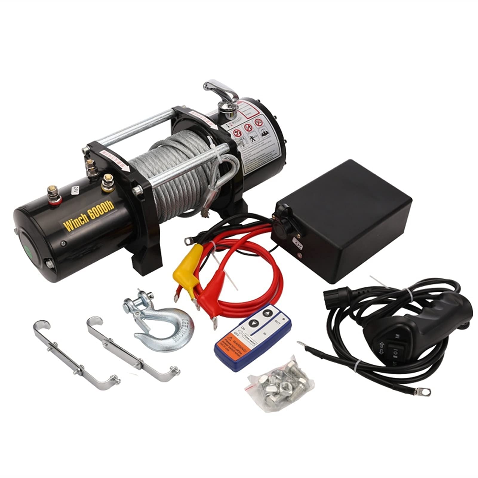 Buy Engine Hoist 12V24V Vehicle Self rescue Off road Winch 3000 Lbs