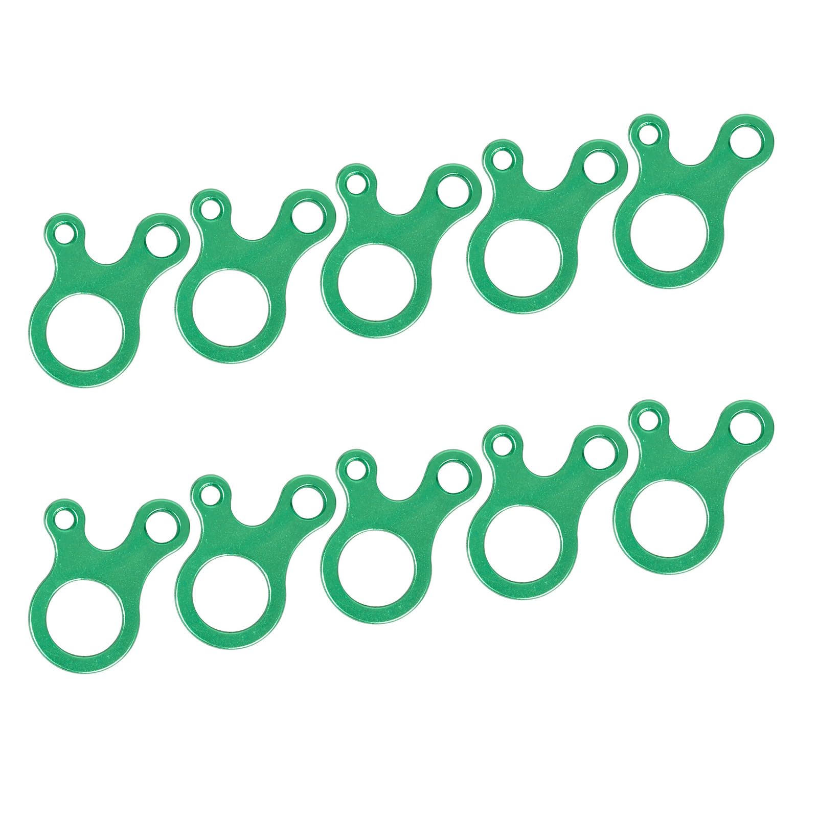 Tenditore per corda da tenda,Tenditore Guyline in lega di alluminio | Tenditore Paracord a 3 fori per tenda da campeggio, escursionismo, zaino in spalla, attività all'aperto Ewfas
