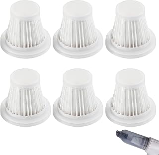 6Stück Ersatzfilter Für Hepa Filter,Waschbare für Hepa-Filter Staubsauger,Ersatzfilter für Kabellosen Mini-Handstaubsauger,Filter für Handstaubsauger,Staubsaugerfilter Kompatibel mit Antifnuo,Rabigala