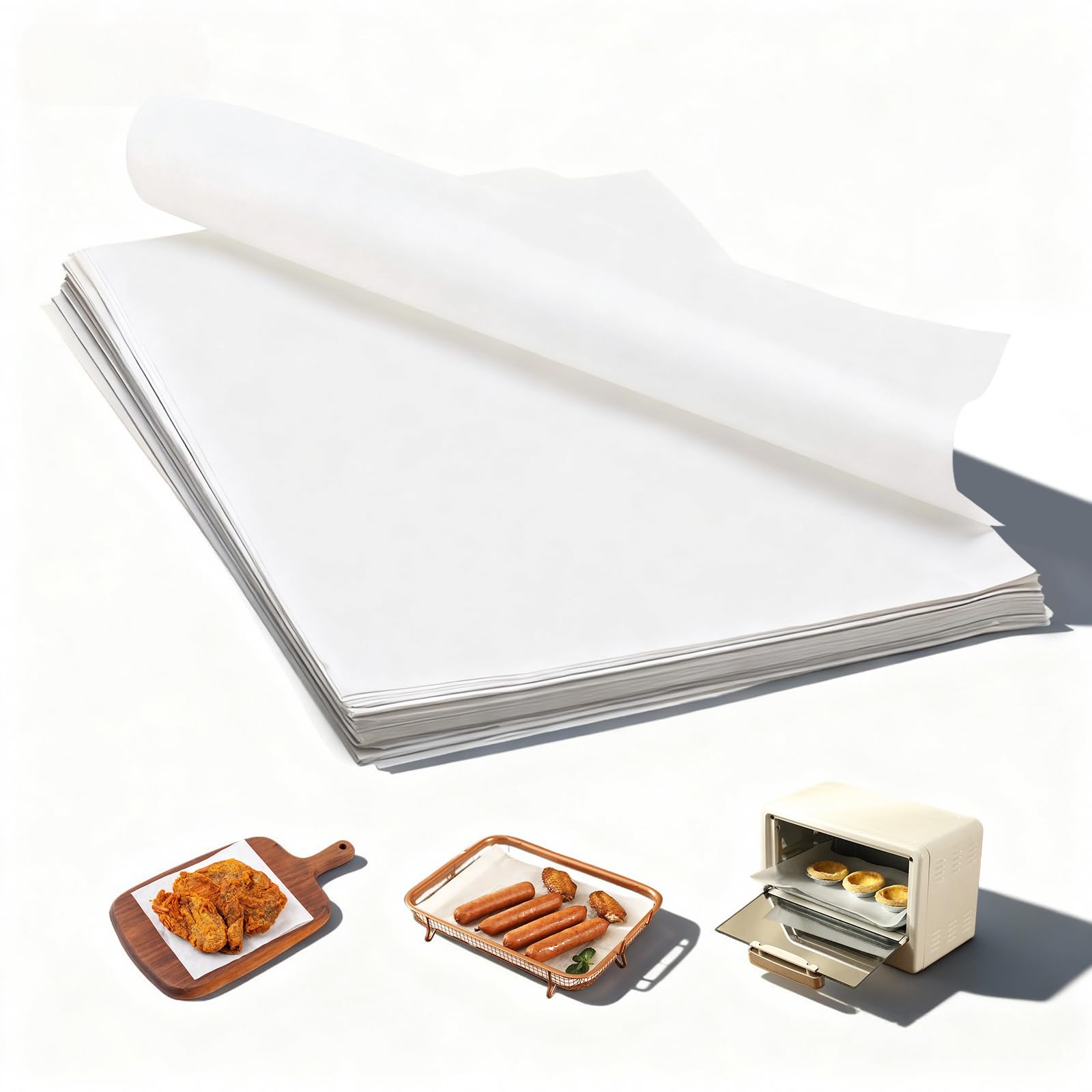 Papier de boucher pour sublimation et presse à chaud blanc lot de 200 feuilles