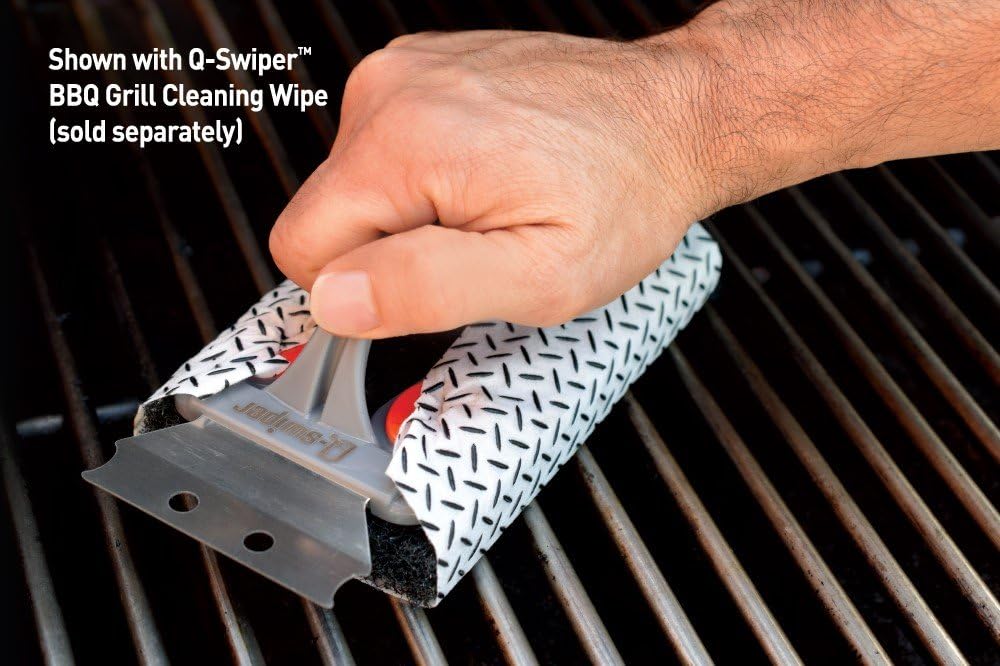 Proud Grill Q-Swiper Bristle-Free BBQ Grill Brush & Steel Scraper Tool image 2