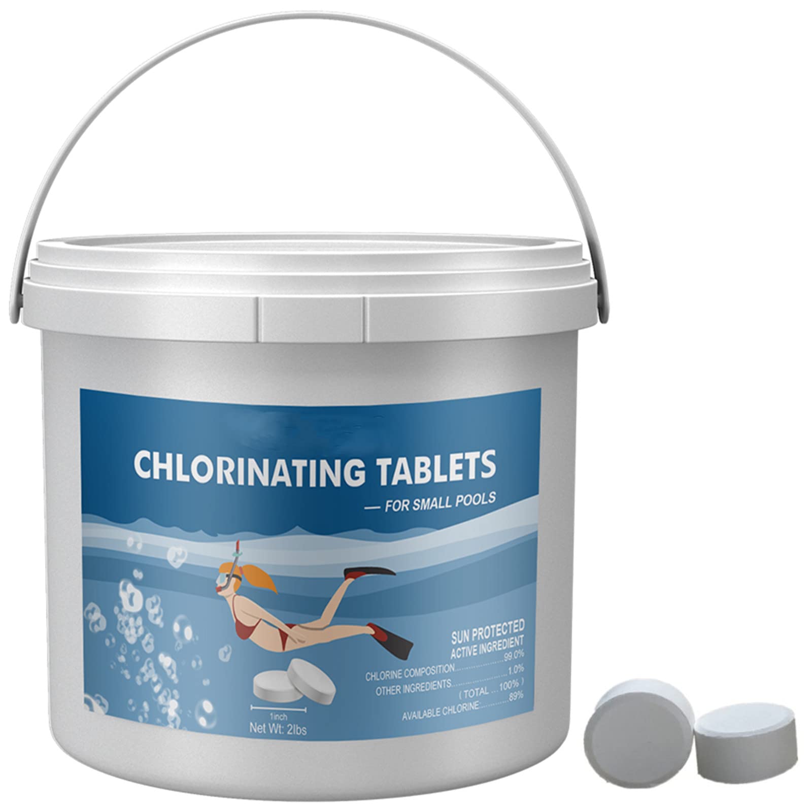 Buy Chlorine s 1 inch Pool Chlorinating s 1 lb 2lb for Small Pools