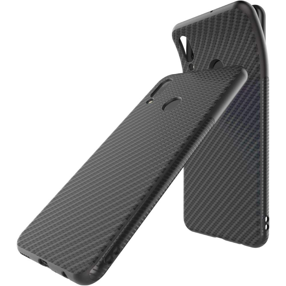 ebestStar - Cover per Huawei Y6 2019, Custodia Silicone Trasparente, Protezione TPU Antiurto, Bordi Rinforzati, Trasparente + Vetro Temperato