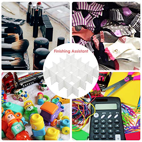 Flytianmy 40 stuks ladeverdelers verstelbare lade organizer voor rommel keuken bestek ladekast make-up gereedschap… - Image 7