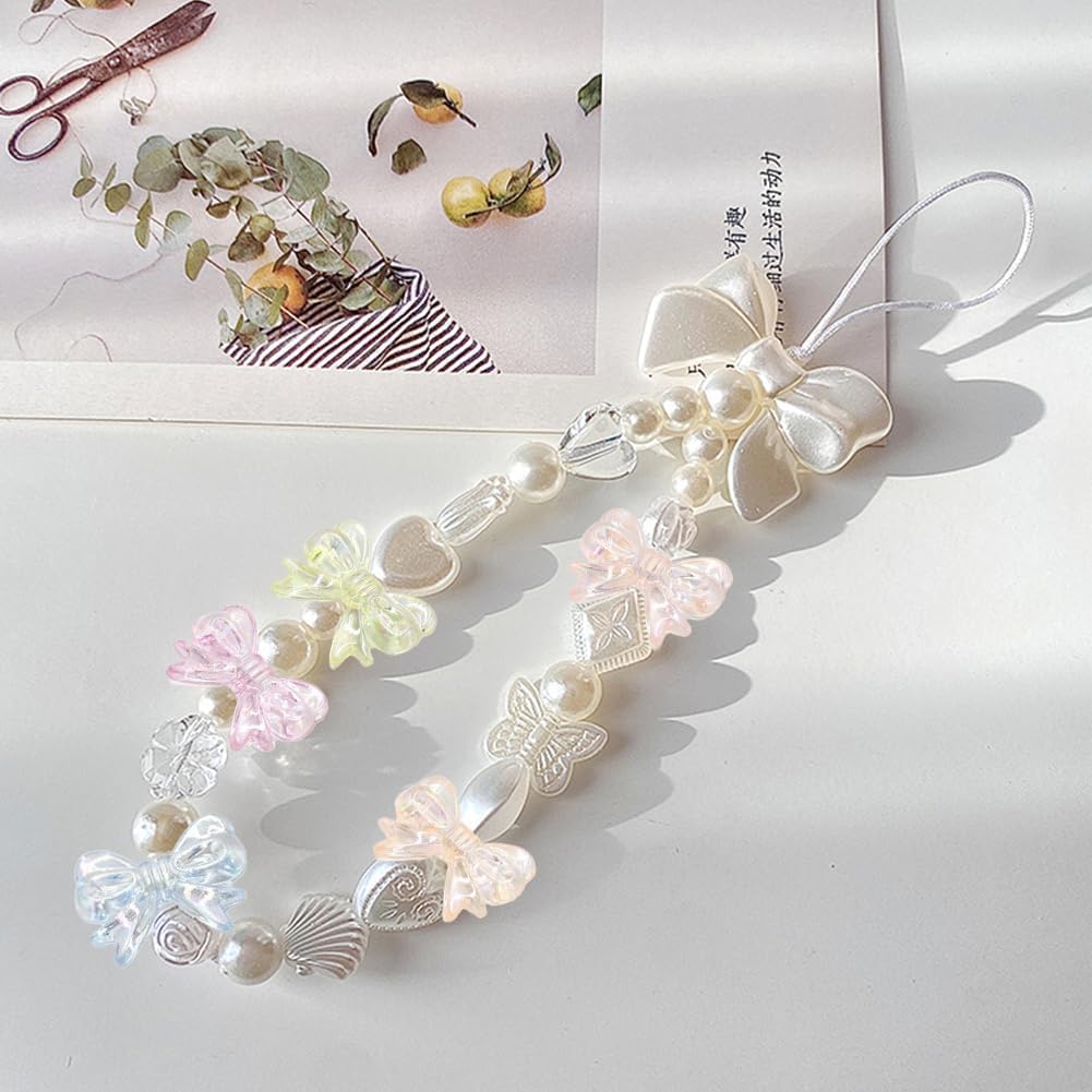 60pcs Colorful Bow Beads 24 x 32 mm 3D Cute Acrylic Beadable Bowknot Aesthetic Charms Bulk Supplies for Pens Keychain Bracelet Necklace Earring Jewelry Making DIY Crafts, Christmas Gift - Image 4