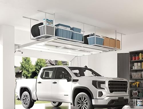 Miniatura 2 de FLEXIMOUNTS - Estante de almacenamiento de techo ajustable de 3 x 6 pies, para garaje, 72 pulgadas de largo x 36 pulgadas de ancho x 40 pulgadas de