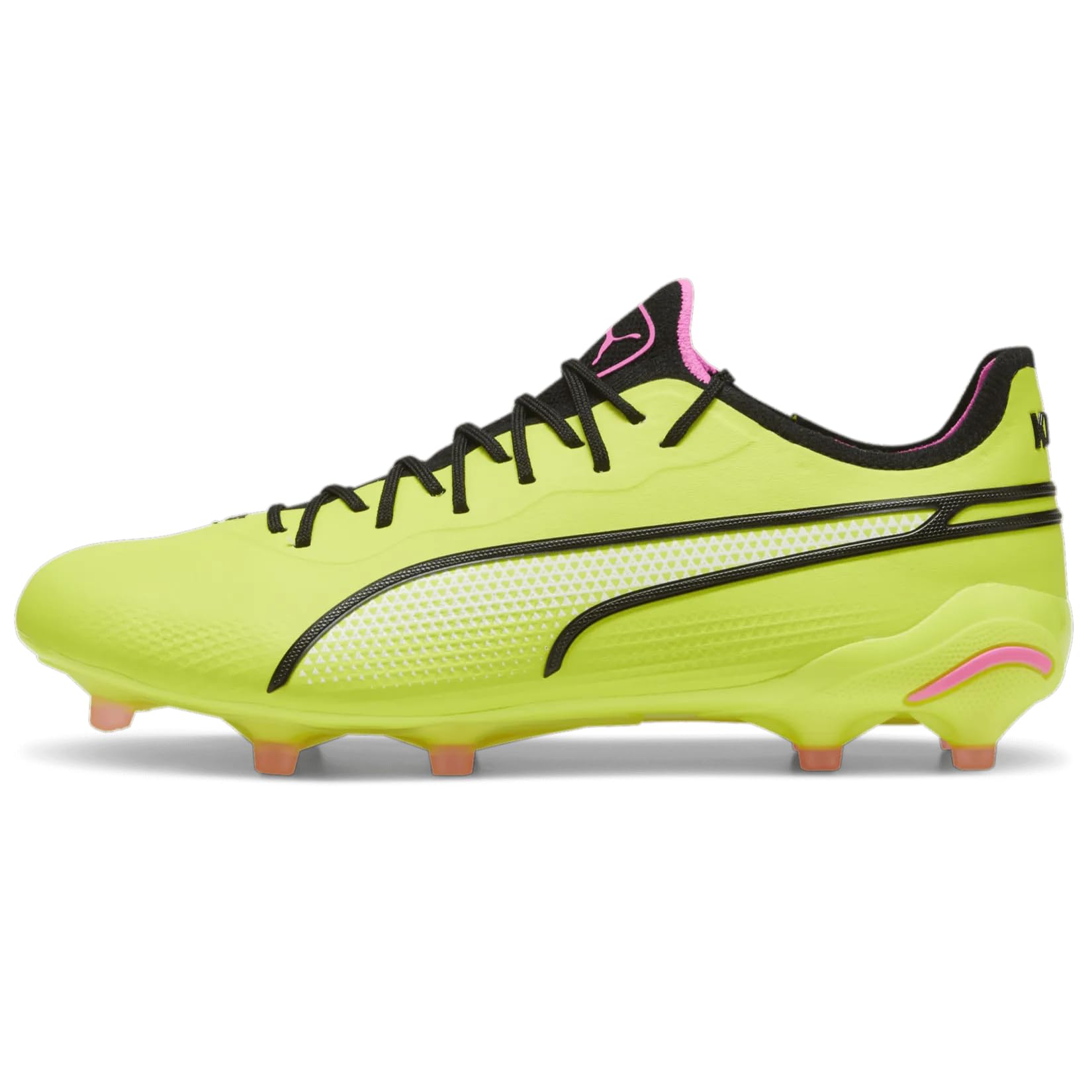 PUMA - Mens King Ultimate Fg/Ag Shoes, Color Electric Lime/Black/Poison Pink, Size: 9.5 M US