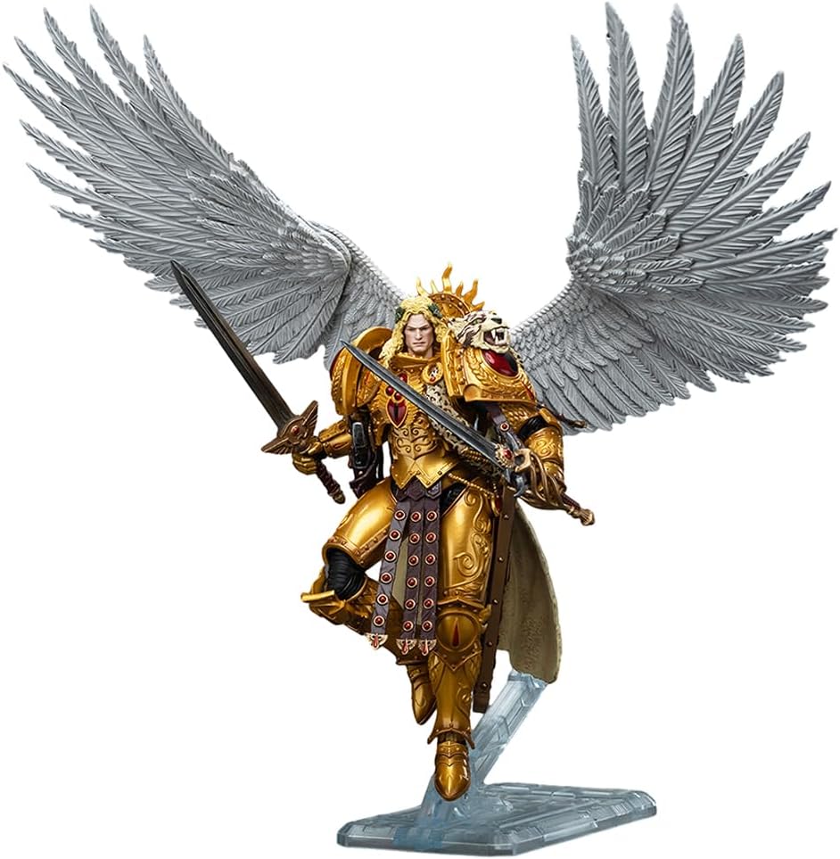 JOYTOY Warhammer The Horus Heresy Blood Angels Sanguinius Primarch of The IXth Legion 7in 1/18 Scale Collectible Action Figure with Exquisite Design, Gifts for Fans & Collectors
