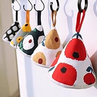 Vista 3 de Cabilock 2 fundas antiquemaduras para mango de olla con diseño triangular, resistentes al calor, soportes para tapas de ollas de cocina para una