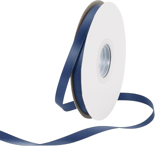 Rebower 6Mm Cinta De Raso 23M Gruesa Doble Cara Cinta De Grosgrain De Seda [Para